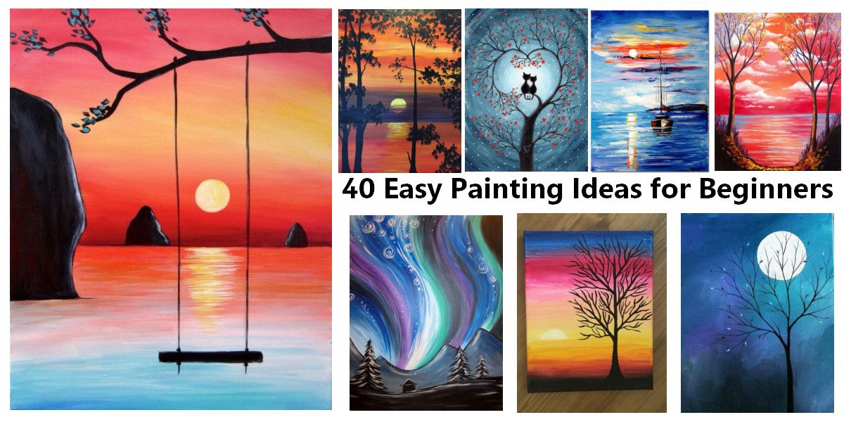 40 Simple And Easy Canvas Painting Ideas For Kids Free 399x500