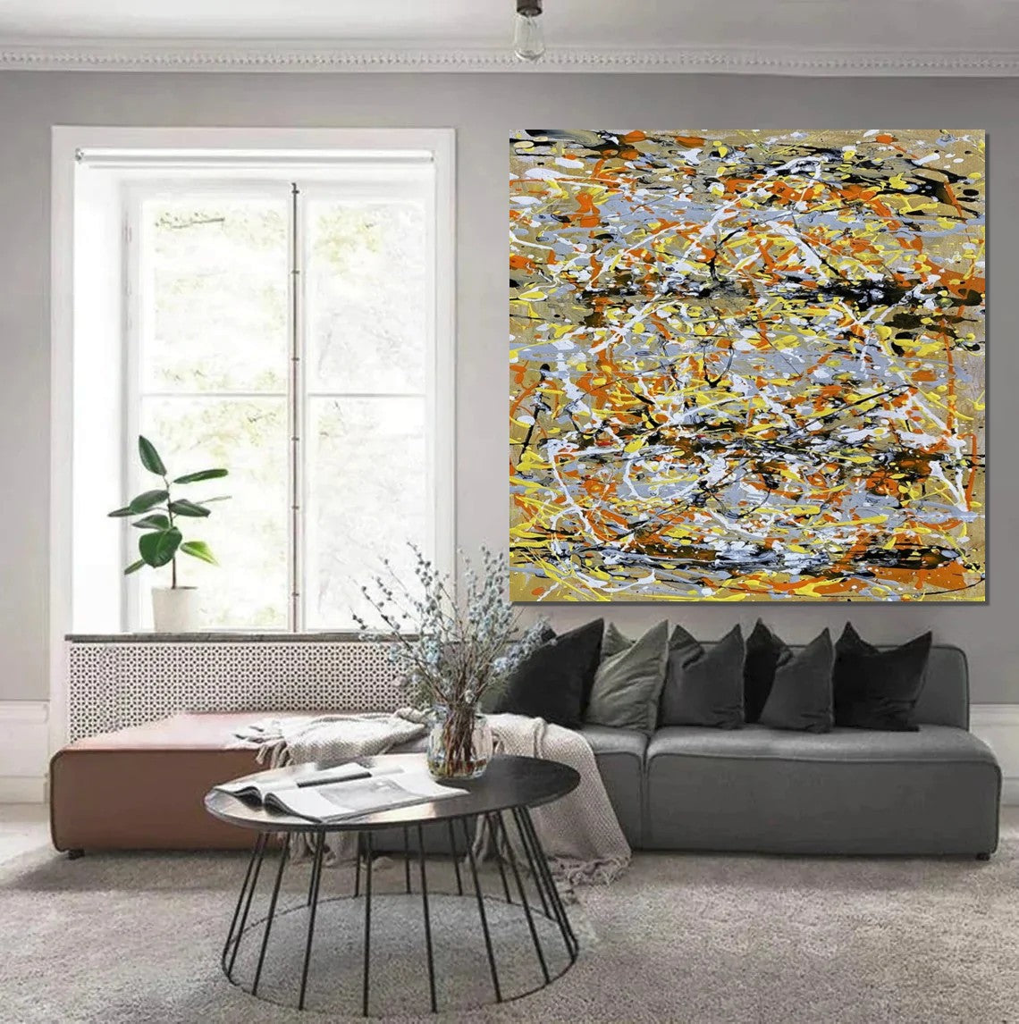 Contemporary Wall Art Paintings, Acrylic Paintings for Living Room, Be ...