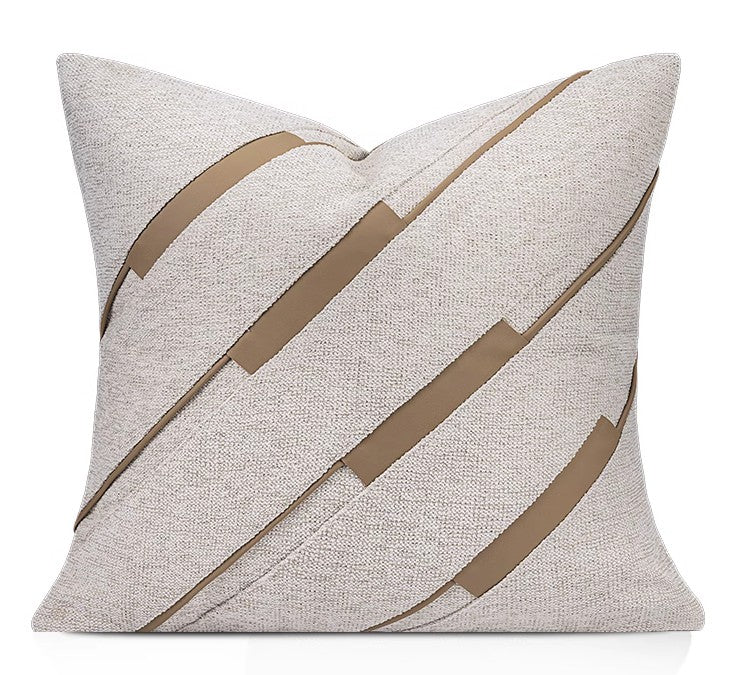 Picture of Light Grey Modern Pillows for Couch, Abstract Decorative Throw Pillows ...