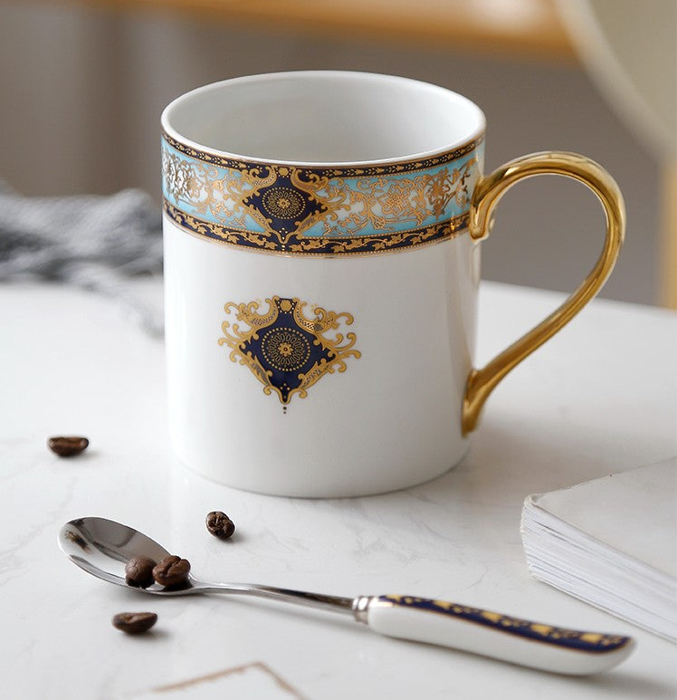 beautiful coffee cups Elegant Ceramic Coffee Mug, Beautiful British Tea Cups, Large Royal Po –  Paintingforhome