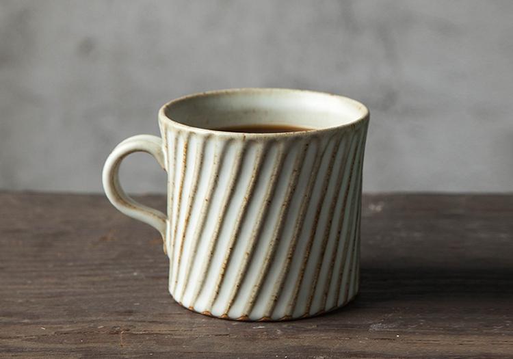 capacity of a coffee cup Handmade Pottery Coffee Cup, Cappuccino Coffee Mug, Large Capacity Cof –  Paintingforhome