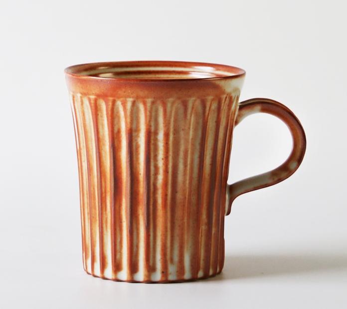 Cappuccino Coffee Mug, Handmade Pottery Coffee Cup, Large Capacity