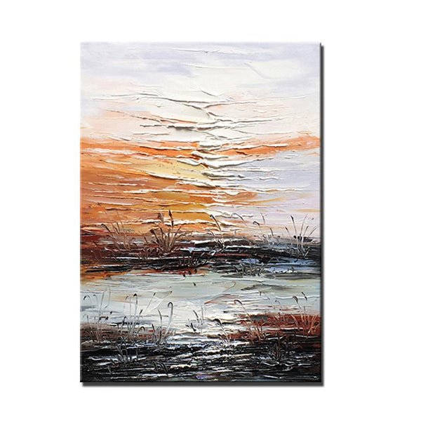 Abstract Canvas Painting, Modern Paintings for Living Room, Hand Painted Wall Art, Huge Painting for Sale-Paintingforhome