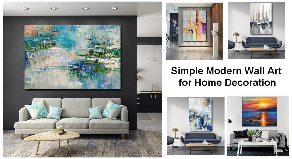 Simple Modern Art, Simple Abstract Art Ideas, Modern Paintings for Living Room, Large Hand Painted Canvas Artwork, Acrylic Paintings for Living Room, Large Canvas Paintings