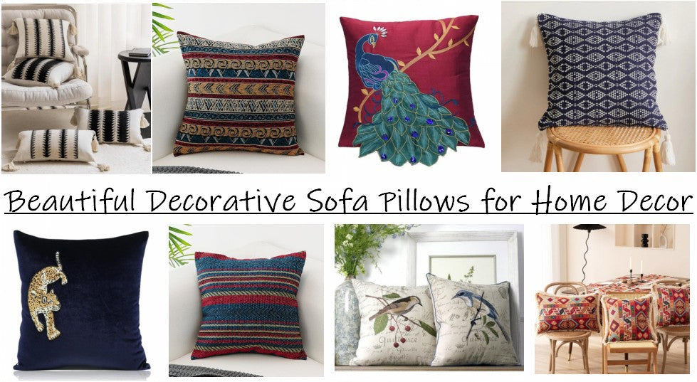 Modern Sofa Pillows, Decorative Throw Pillows for Couch, Square Pillows for Living Room, Modern Sofa Pillow Covers, Large Decorative Sofa Pillows