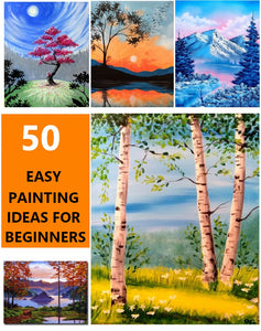 50 Easy Landscape Painting Ideas for Beginners, Easy Abstract Painting Ideas, Easy Acrylic Paintings, Simple Canvas Painting Ideas for Kids, Easy DIY Painting Techniques
