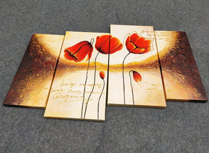 Painting Samples of Flower Painting, Large Acrylic Painting, Hand Painted Canvas Painting