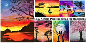 60 Simple Modern Wall Art Painting Ideas, Easy Acrylic Painting Ideas for Beginners, Easy Landscape Painting Ideas, Simple Canvas Painting Ideas for Kids