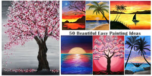 50 Easy Acrylic Painting Ideas, Easy Abstract Painting Ideas, Easy Landscape Painting Ideas for Beginners, Simple Canvas Painting Ideas for Kids, Easy DIY Painting Techniques