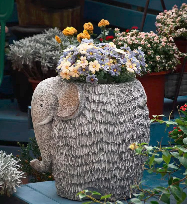 Garden Flower Pots, Decoration Flower Pot, Outdoor Flower Planter ...