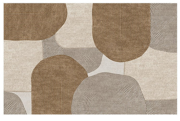 Unique Modern Rugs for Interior Design, Abstract Area Rugs for Living Room, Contemporary Abstract Rugs for Dining Room-Paintingforhome