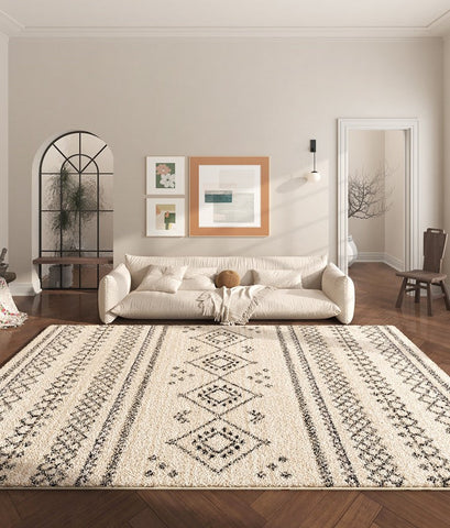 Abstract Contemporary Runner Rugs for Living Room, Modern Runner Rugs Next to Bed, Bathroom Runner Rugs, Kitchen Runner Rugs, Runner Rugs for Hallway-Paintingforhome