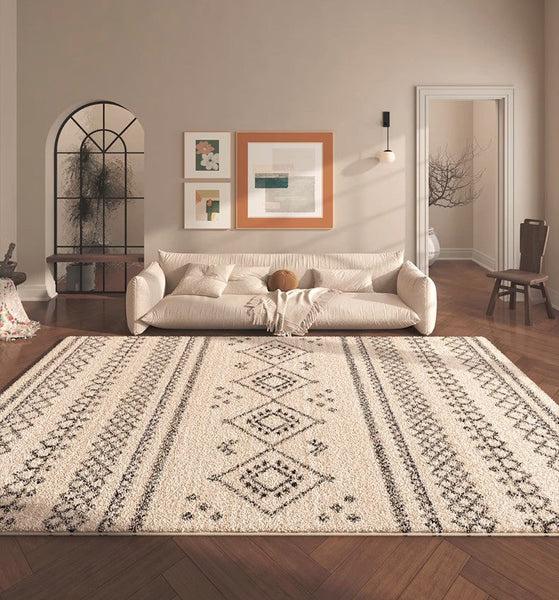 Abstract Contemporary Runner Rugs for Living Room, Modern Runner Rugs Next to Bed, Bathroom Runner Rugs, Kitchen Runner Rugs, Runner Rugs for Hallway-Paintingforhome