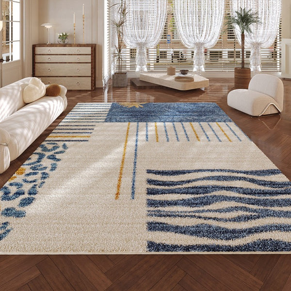 Abstract Contemporary Runner Rugs for Living Room, Modern Runner Rugs Next to Bed, Bathroom Runner Rugs, Kitchen Runner Rugs, Runner Rugs for Hallway-Paintingforhome