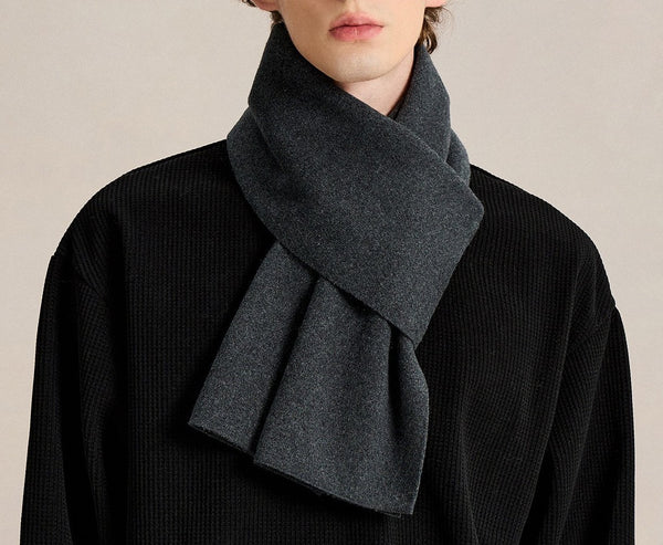 Casual Fashion Scarf for Men, Men's Cashmere Scarf Winter, Soft Wool Scarf for Men, Men's Winter Scarf, Business Formal Men Scarf Styles, Wool Scarf for Gentleman