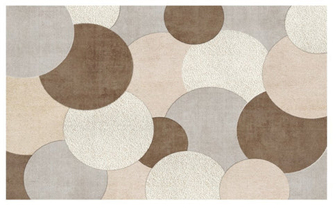 Geometric Modern Rugs for Dining Room, Bedroom Modern Rugs, Contemporary Area Rugs for Living Room-Paintingforhome
