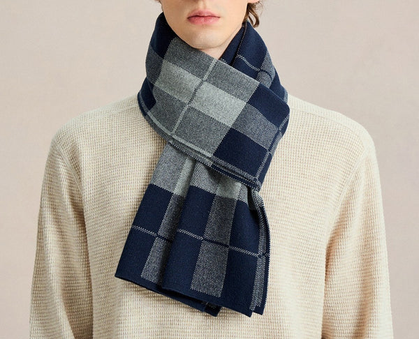 Business Formal Men Scarf Styles, Casual Fashion Scarf for Men, Men's Cashmere Scarf Winter, Soft Wool Scarf for Men, Men's Winter Scarf, Wool Scarf for Gentleman