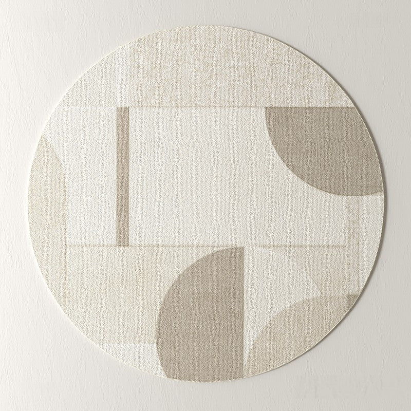Large Modern Round Rugs for Dining Room, Round Rugs under Coffee Table