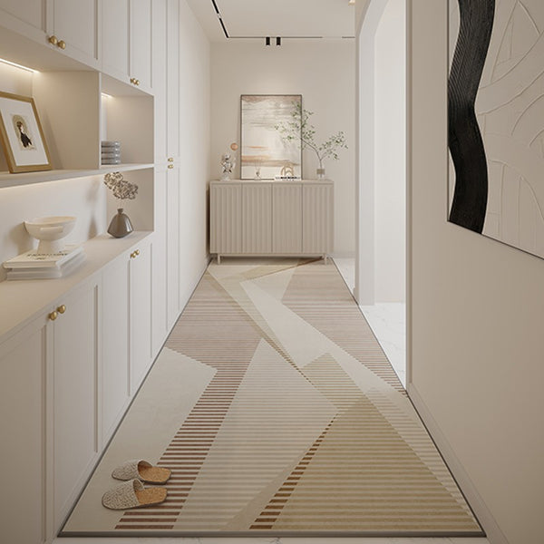 Modern Long Hallway Runners, Stain-resistant Non Slip Kitchen Runner Rugs, Extra Long Hallway Runners, Washable Entryway Runner Rug Ideas, Long Narrow Runner Rugs, Entrance Hallway Runners-Paintingforhome