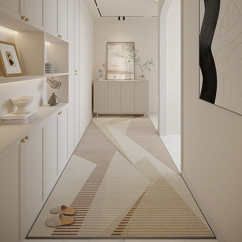Modern Long Hallway Runners, Stain-resistant Non Slip Kitchen Runner Rugs, Extra Long Hallway Runners, Washable Entryway Runner Rug Ideas, Long Narrow Runner Rugs, Entrance Hallway Runners-Paintingforhome
