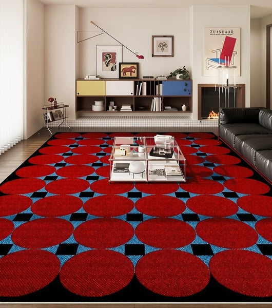 Mid Century Area Rugs for Living Room, Elegant Modern Area Rugs under Sofa, Abstract Contemporary Rugs for Bedroom, Modern Carpets for Office, Dining Room Floor Rugs