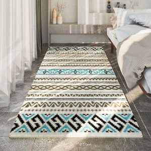 Geometric Modern Rugs for Living Room, Abstract Modern Runner Rugs Next to Bedroom, Modern Rug for Sale, Contemporary Rugs for Dining Room-Paintingforhome