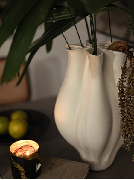 Unique Handmade Modern Flower Vase, Large Porcelain Vases for Modern Home Decor, Centerpiece Ceramic Bouquet Vases, Contemporary Vases on Dining Table-Paintingforhome