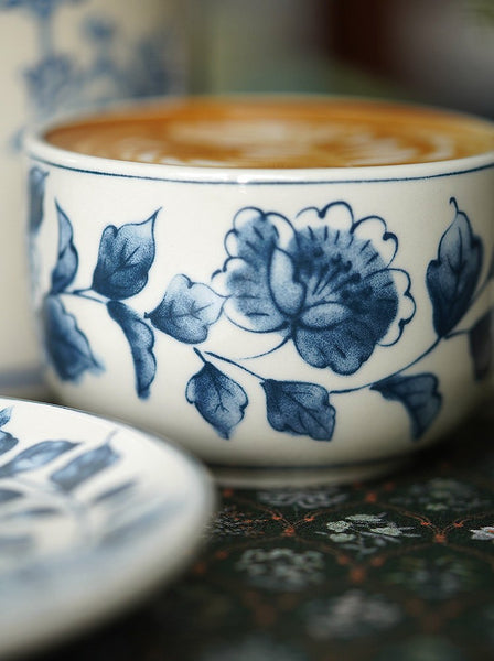 Traditional Tea Cup Set, Porcelain Tea Cups, Floral Tea Cup Set, Classic British Tea Cups, Elegant Tea Cup With Saucer, Ceramic Tea Cup with Saucer, Tea Cup Set, Vintage Tea Cup Set, Modern Ceramic Cups-Paintingforhome