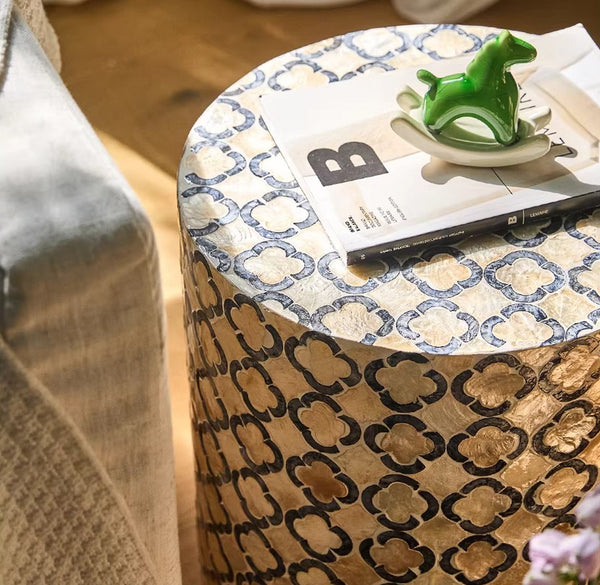 Contemporary Bedside Table, Bedside Small Side Table, Creative Coffee Table, Contemporary Side Table, Modern Side Table, Small End Table, Portable Casual Side Table, Shell Small Sofa Side Table-Paintingforhome