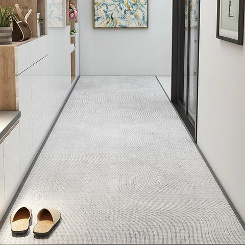 Non Slip Entryway Runner Rug Ideas, Long Hallway Runners, Geometric Modern Long Hallway Runners, Contepmorary Runner Rugs, Extra Long Narrow Runner Rugs-Paintingforhome