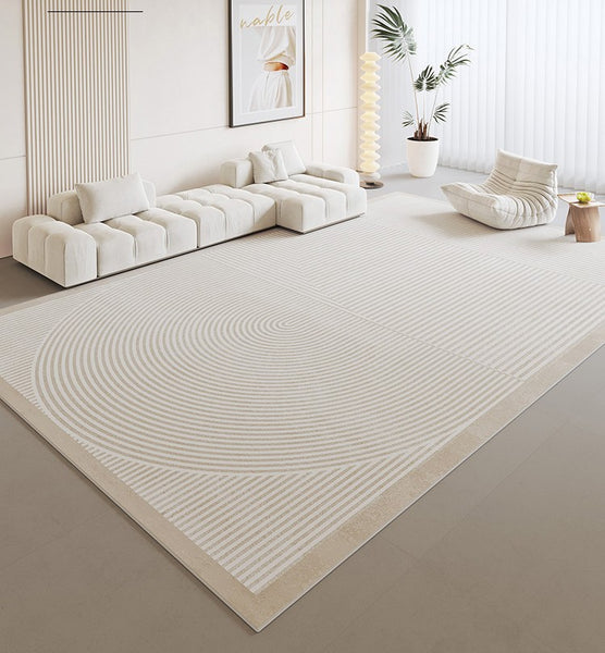 Bedroom Floor Rugs, Contemporary Area Rugs for Dining Room, Abstract Area Rugs for Living Room, Modern Rug Ideas for Living Room-Paintingforhome