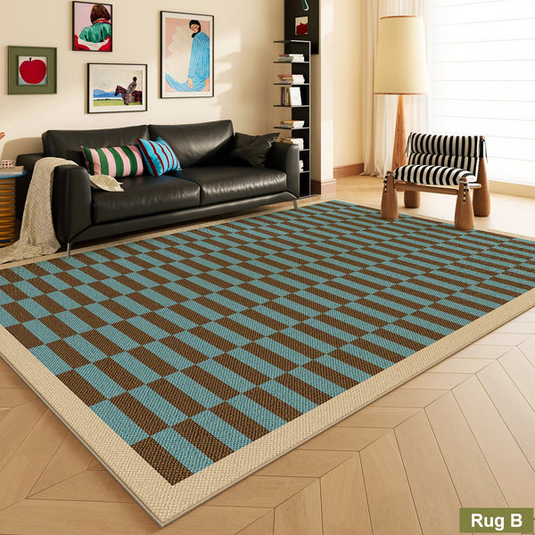 Modern Living Room Rug Ideas, Mid Century Modern Rugs, Colorful Modern Rugs for Dining Room, Geometric Contemporary Area Rugs