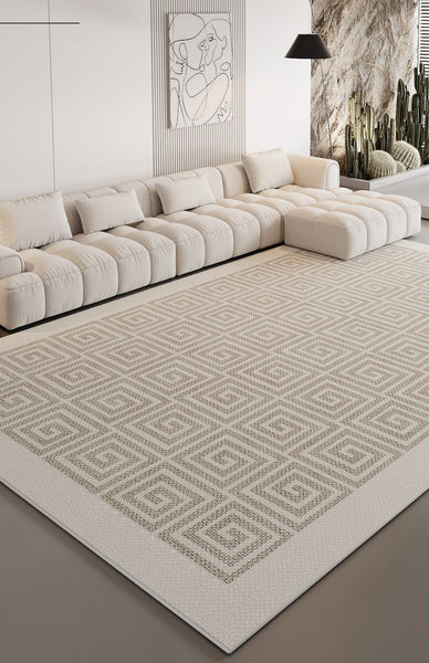 Large Area Rugs for Office, Modern Area Rug for Living Room, Bedroom Modern Floor Rugs, Contemporary Area Rugs for Dining Room-Paintingforhome