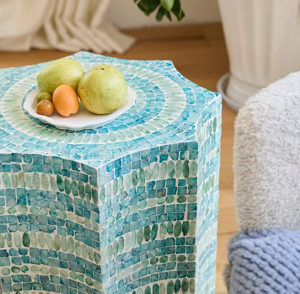 Shell Small Sofa Side Table, Contemporary Bedside Table, Bedside Small Side Table, Modern Side Table, Small End Table, Portable Casual Side Table, Creative Coffee Table, Contemporary Side Table-Paintingforhome