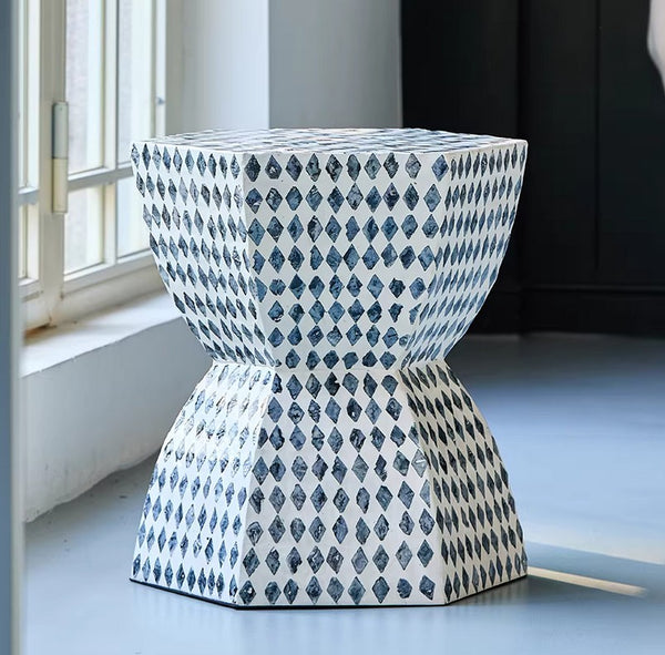 Small End Table, Modern Side Table, Bedside Small Side Table, Contemporary Bedside Table, Shell Small Sofa Side Table, Portable Casual Side Table, Creative Coffee Table, Contemporary Side Table-Paintingforhome