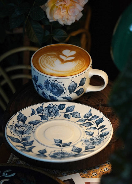 Traditional Tea Cup Set, Porcelain Tea Cups, Floral Tea Cup Set, Classic British Tea Cups, Elegant Tea Cup With Saucer, Ceramic Tea Cup with Saucer, Tea Cup Set, Vintage Tea Cup Set, Modern Ceramic Cups-Paintingforhome