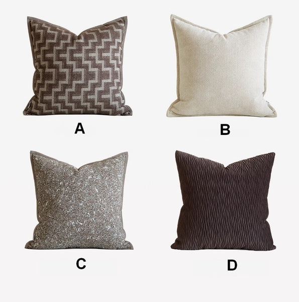 Mid Century Decorative Pillows for Couch, Geometric Modern Sofa Pillows, Contemporary Throw Pillows, Modern Pillows for Bedroom, Modern Sofa Pillows-Paintingforhome