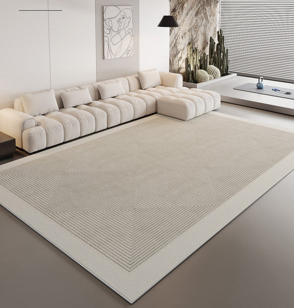 Large Contemporary Floor Carpets, Living Room Modern Area Rugs, Geometric Modern Rugs in Bedroom, Dining Room Modern Rugs-Paintingforhome