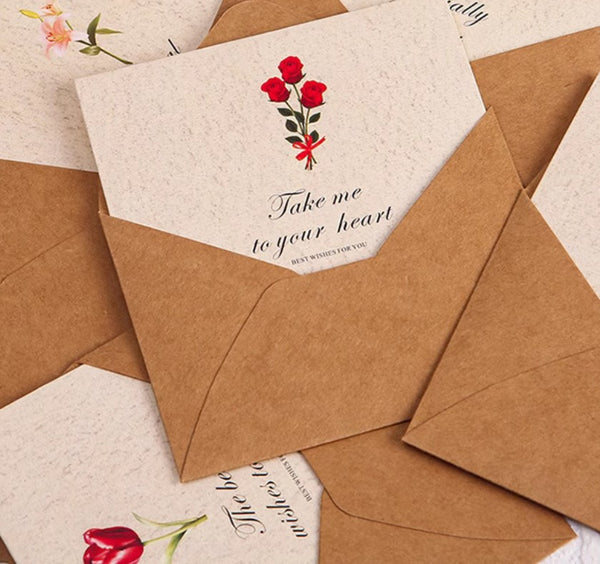 Greeting Cards to Mother, Greeting Cards for Friends, Anniversary Greeting Cards, Creative Birthday Greeting Card, Beautiful Valentine's Day Greeting Card-Paintingforhome