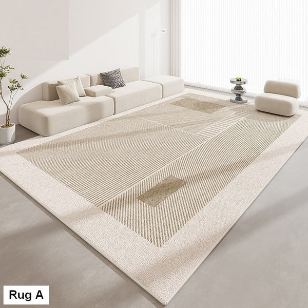 Extra Large Modern Rugs for Bedroom, Abstract Contemporary Modern Rugs for Living Room, Geometric Modern Rug Placement Ideas for Dining Room-Paintingforhome