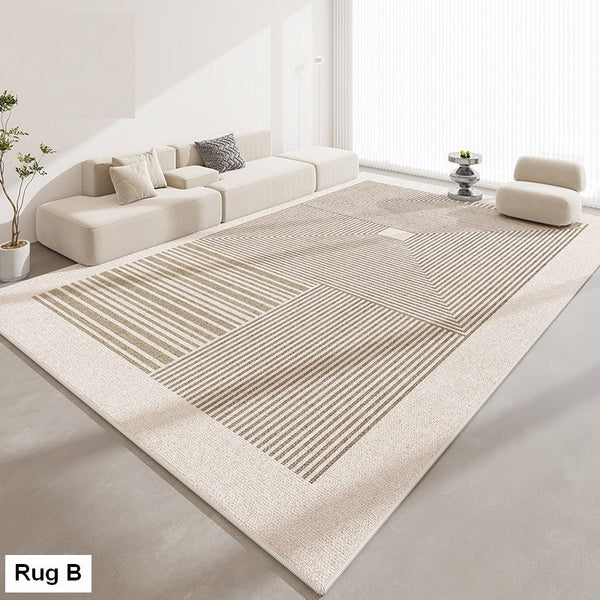 Unique Modern Rugs for Living Room, Contemporary Modern Rugs for Dining Room, Extra Large Modern Rugs for Bedroom-Paintingforhome