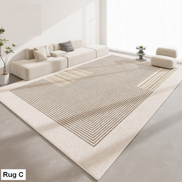Unique Modern Rugs for Living Room, Contemporary Modern Rugs for Dining Room, Extra Large Modern Rugs for Bedroom-Paintingforhome