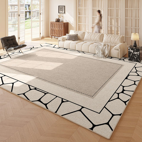 Large Modern Rugs in Living Room, Modern Rugs under Sofa, Modern Rugs for Office, Abstract Contemporary Rugs for Bedroom, Dining Room Floor Carpets-Paintingforhome