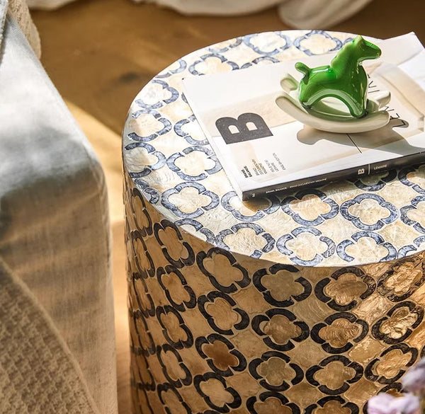 Contemporary Bedside Table, Bedside Small Side Table, Creative Coffee Table, Contemporary Side Table, Modern Side Table, Small End Table, Portable Casual Side Table, Shell Small Sofa Side Table-Paintingforhome