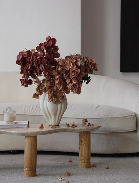 Unique Handmade Modern Flower Vase, Large Porcelain Vases for Modern Home Decor, Centerpiece Ceramic Bouquet Vases, Contemporary Vases on Dining Table-Paintingforhome