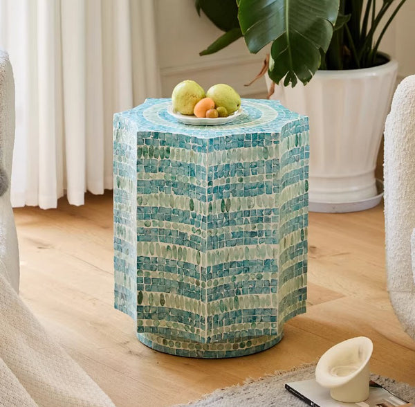 Shell Small Sofa Side Table, Contemporary Bedside Table, Bedside Small Side Table, Modern Side Table, Small End Table, Portable Casual Side Table, Creative Coffee Table, Contemporary Side Table-Paintingforhome