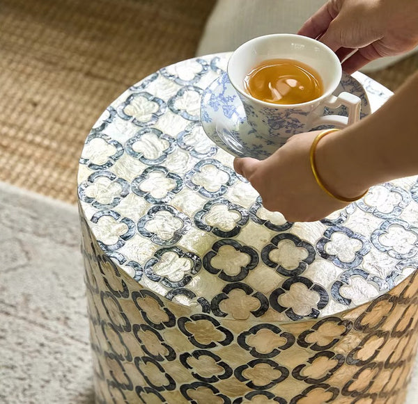 Contemporary Bedside Table, Bedside Small Side Table, Creative Coffee Table, Contemporary Side Table, Modern Side Table, Small End Table, Portable Casual Side Table, Shell Small Sofa Side Table-Paintingforhome