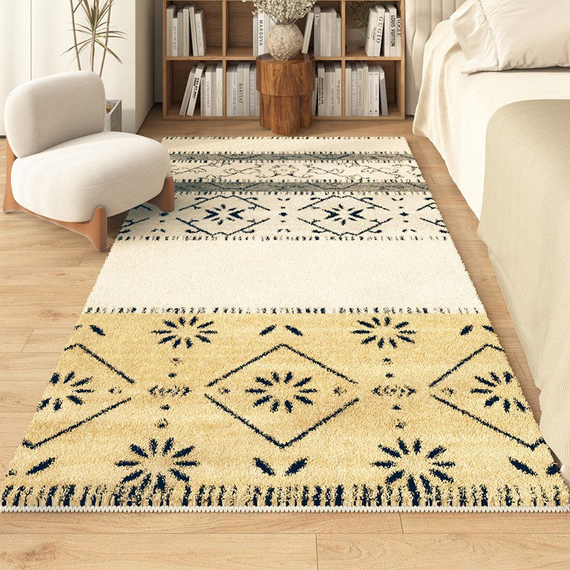 Abstract Contemporary Runner Rugs for Living Room, Hallway Runner Rugs, Thick Modern Runner Rugs Next to Bed, Bathroom Runner Rugs, Kitchen Runner Rugs-Paintingforhome