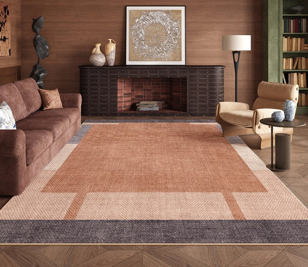Bedroom Modern Rugs, Dining Room Geometric Modern Rugs, Mid Century Modern Rugs for Living Room, Contemporary Modern Rugs under Coffee Table-Paintingforhome