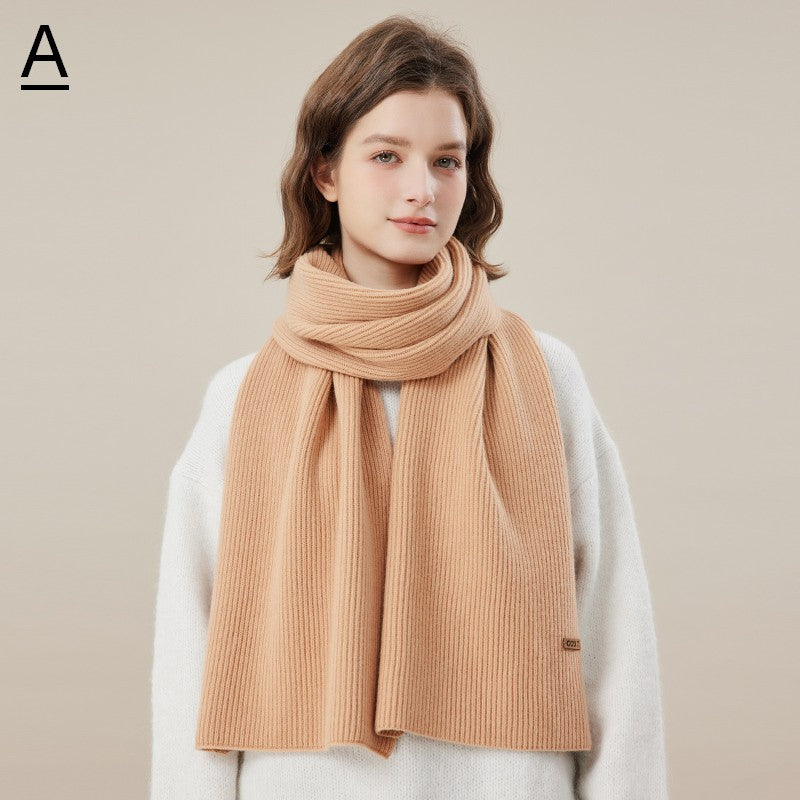 Fashion Designer Scarf, Casual Scarf for Women, Modern Winter Scarf, Cold Weather Scarf, Wool Scarf for Women, Soft Cashmere Scarf for Women-Paintingforhome